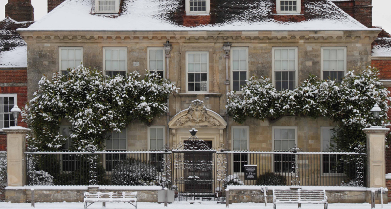 Mompesson House in the Snow credit National Trust John Howes